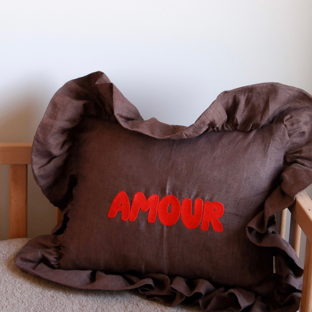 Cushion | Ruffle Hot Chocolate