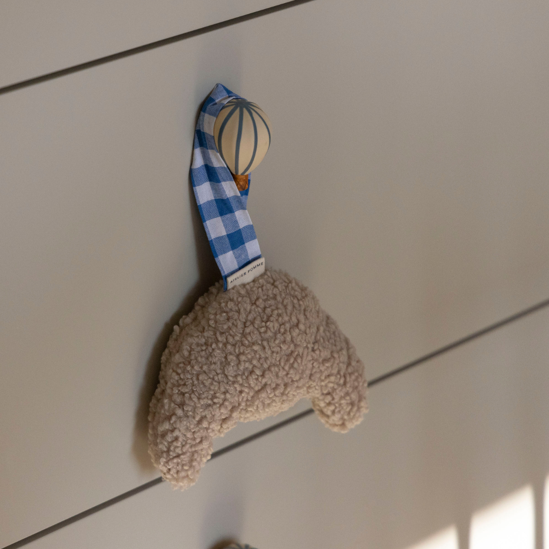 PACIFIER CLOTH | BONJOUR LITTLE CROISSANT