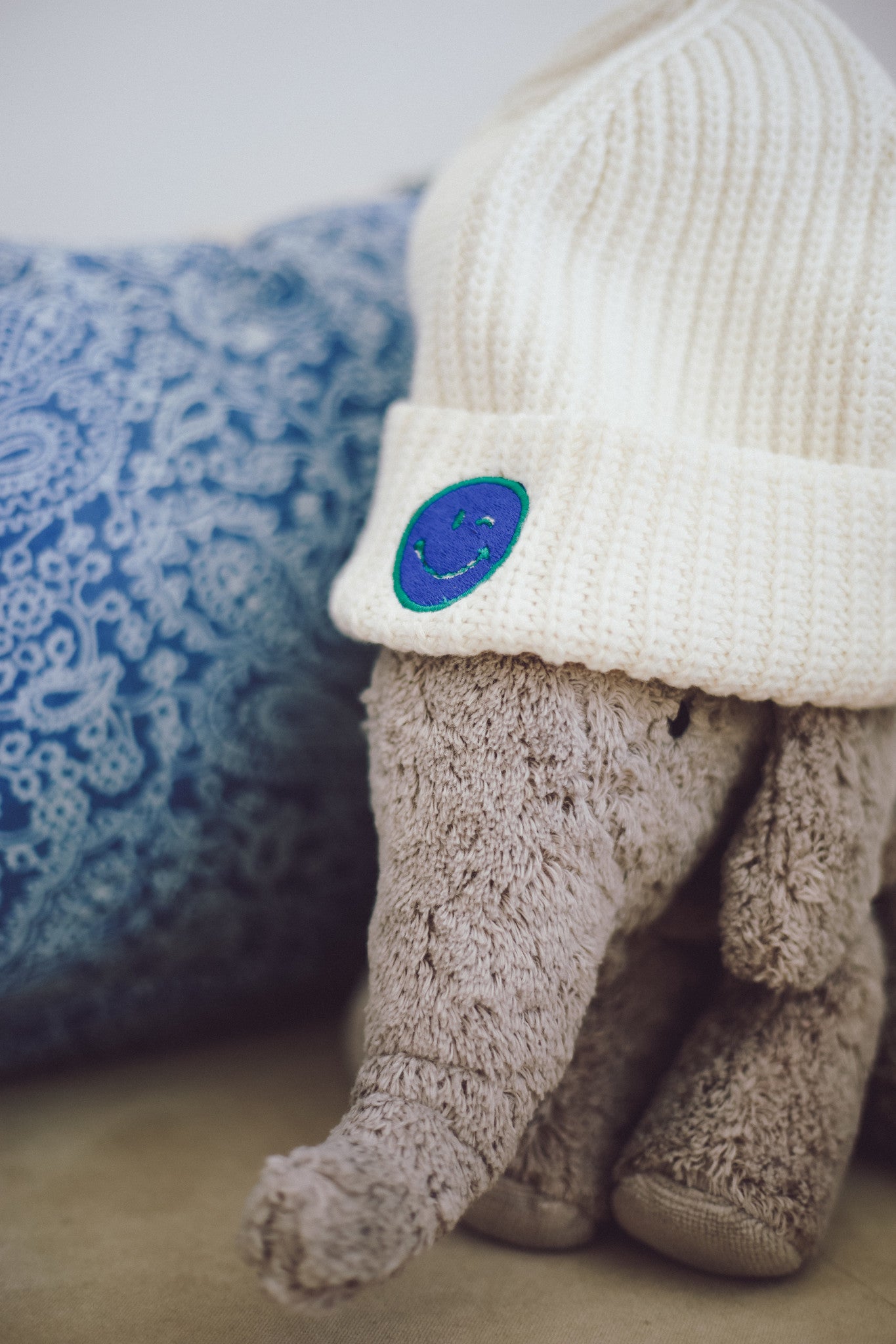 Beanie baby cosy white