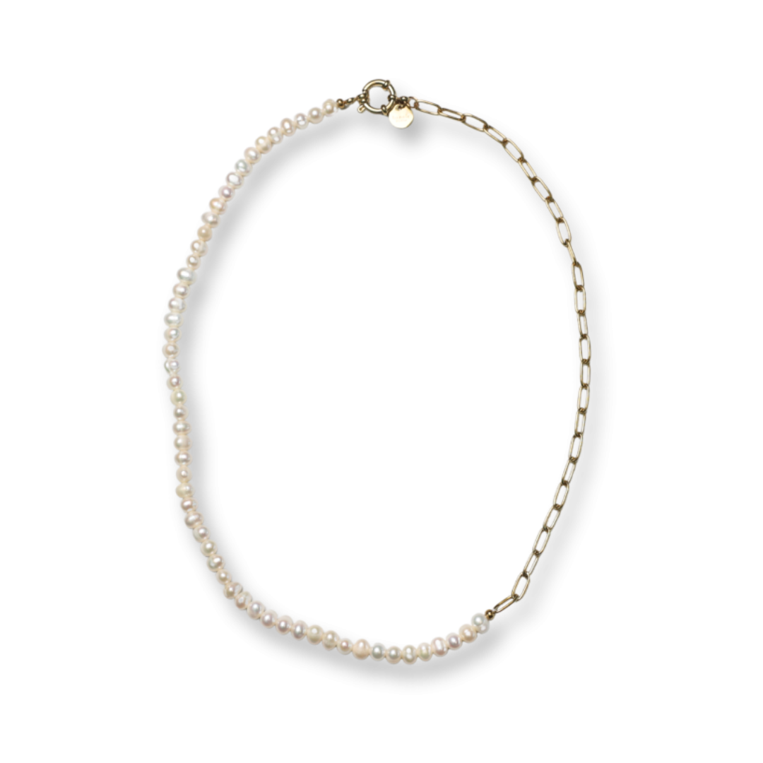 Flint Gold Halskette