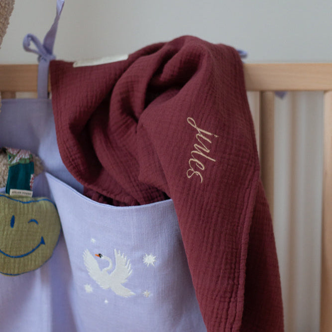 Huge towel burgundy boo