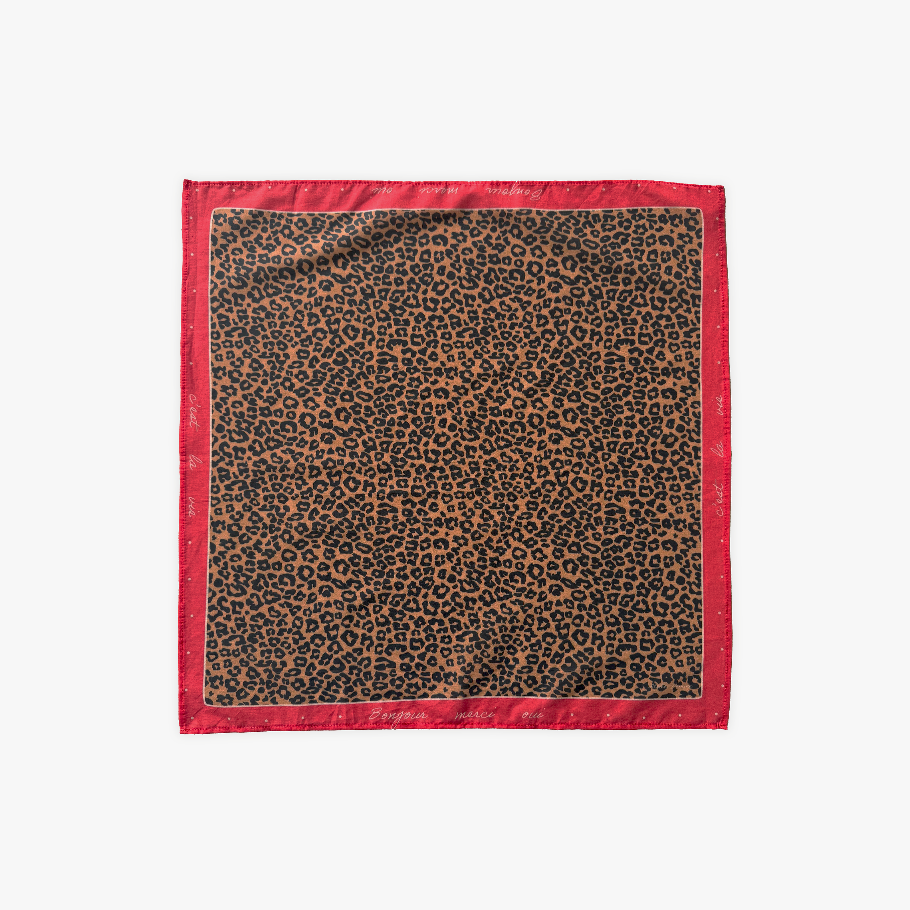 LEOPARD SCARF