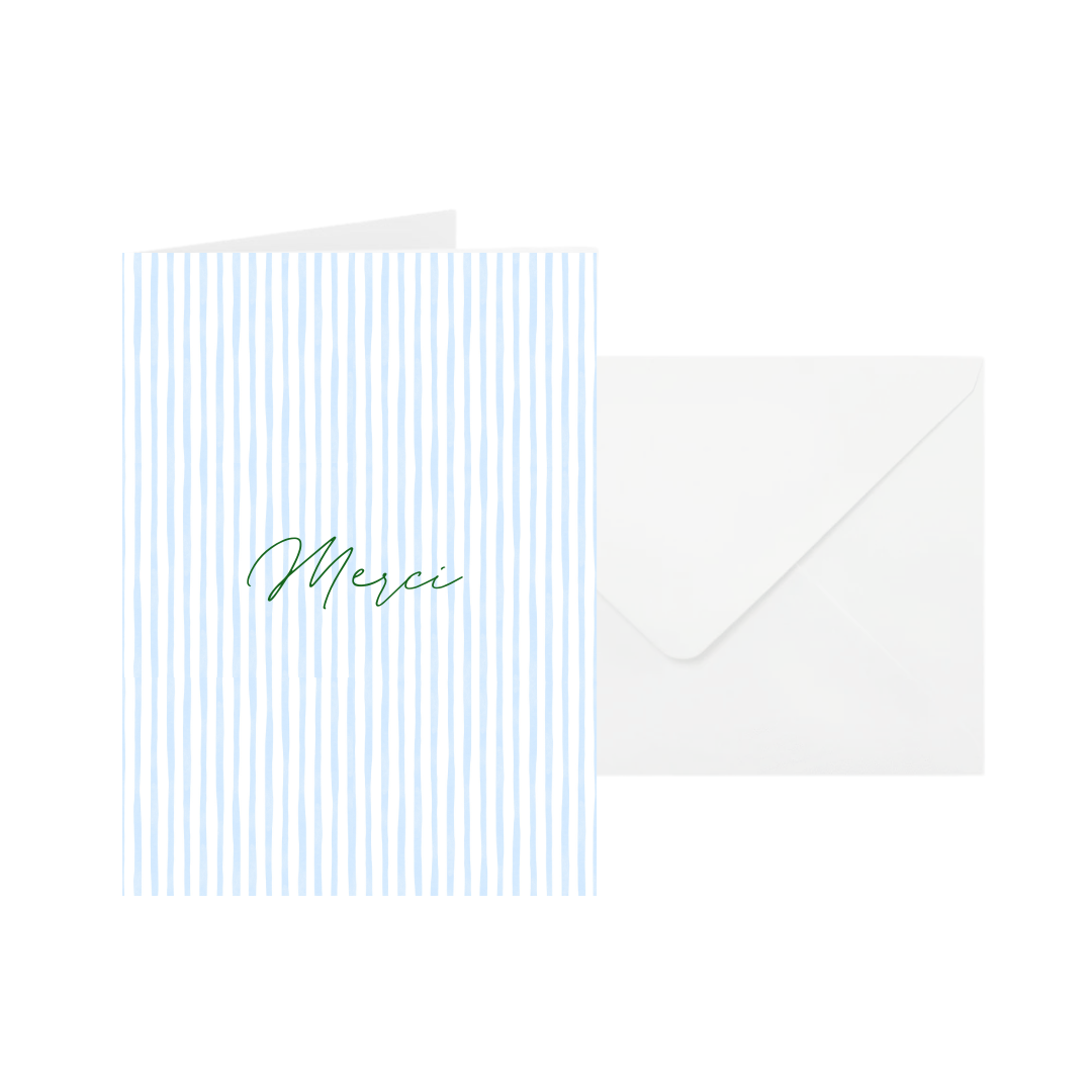 Een bedank wenskaart