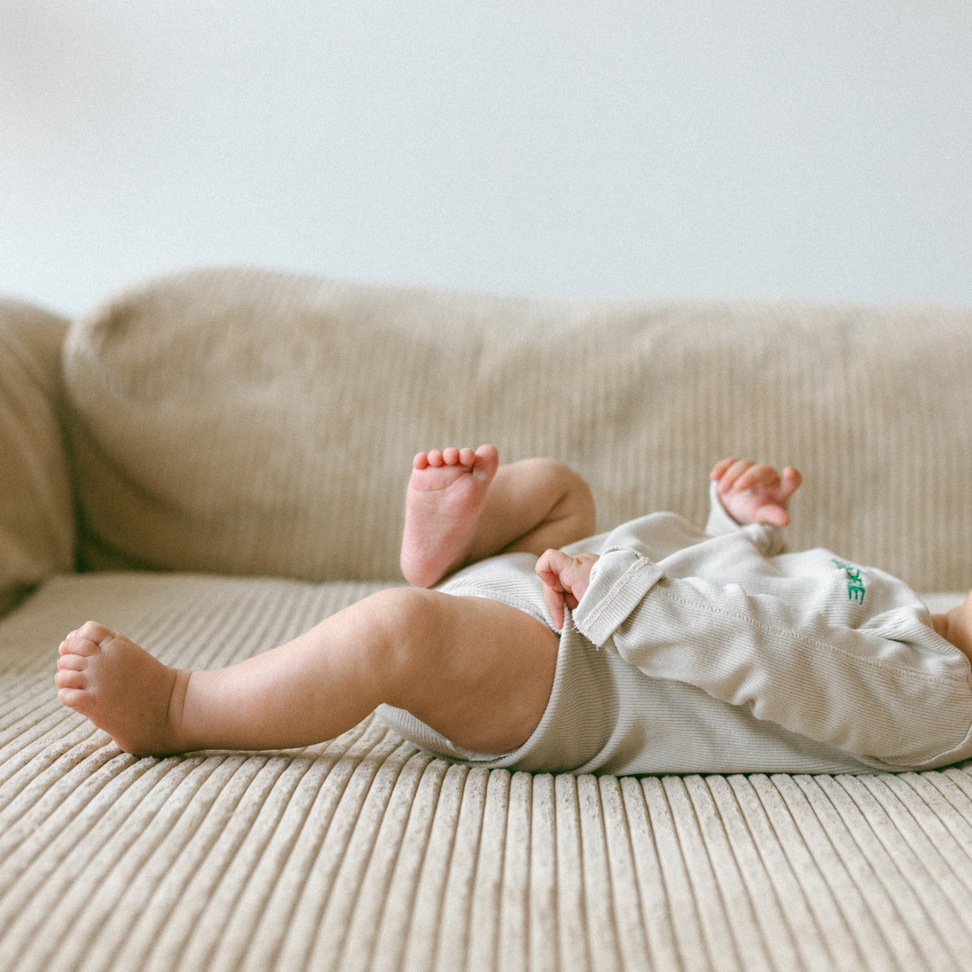 Romper bonjour beige