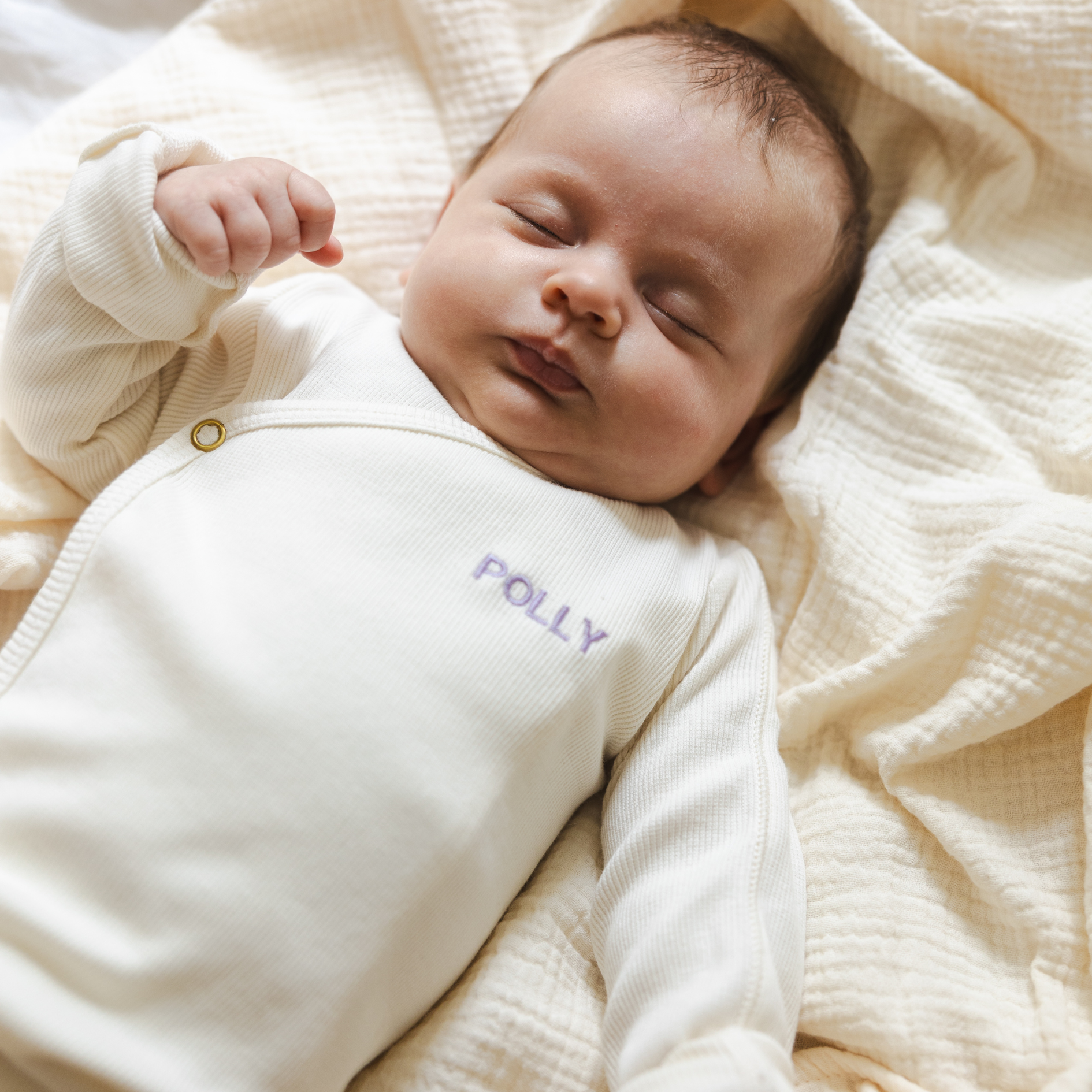 Romper wrap the baby cosy white