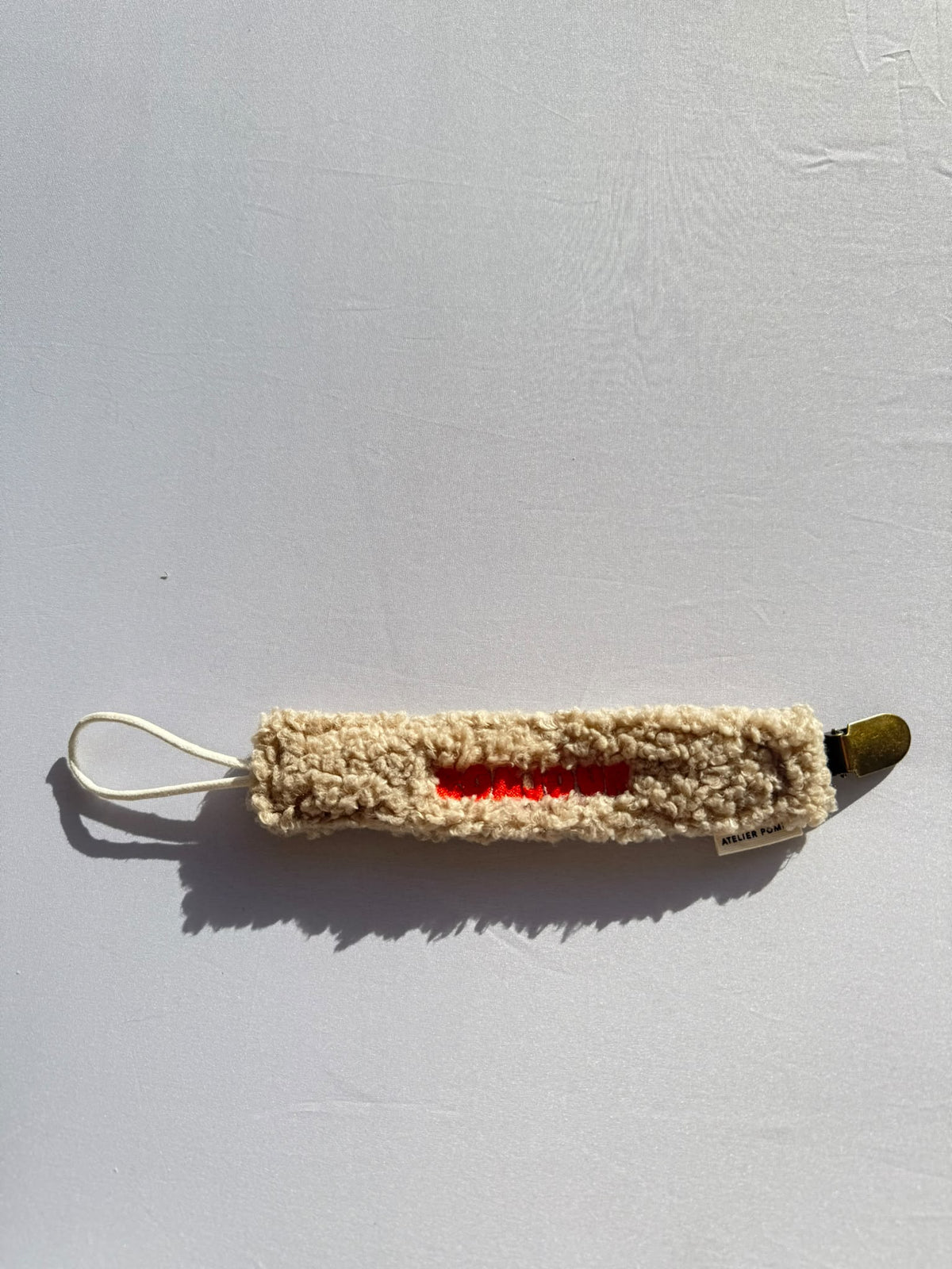 SAMPLE SALE |Pacifier Cord Teddy Bonjour