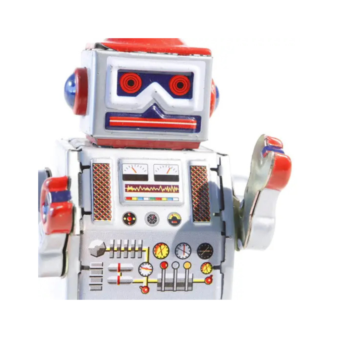 Een speelgoedrobot
