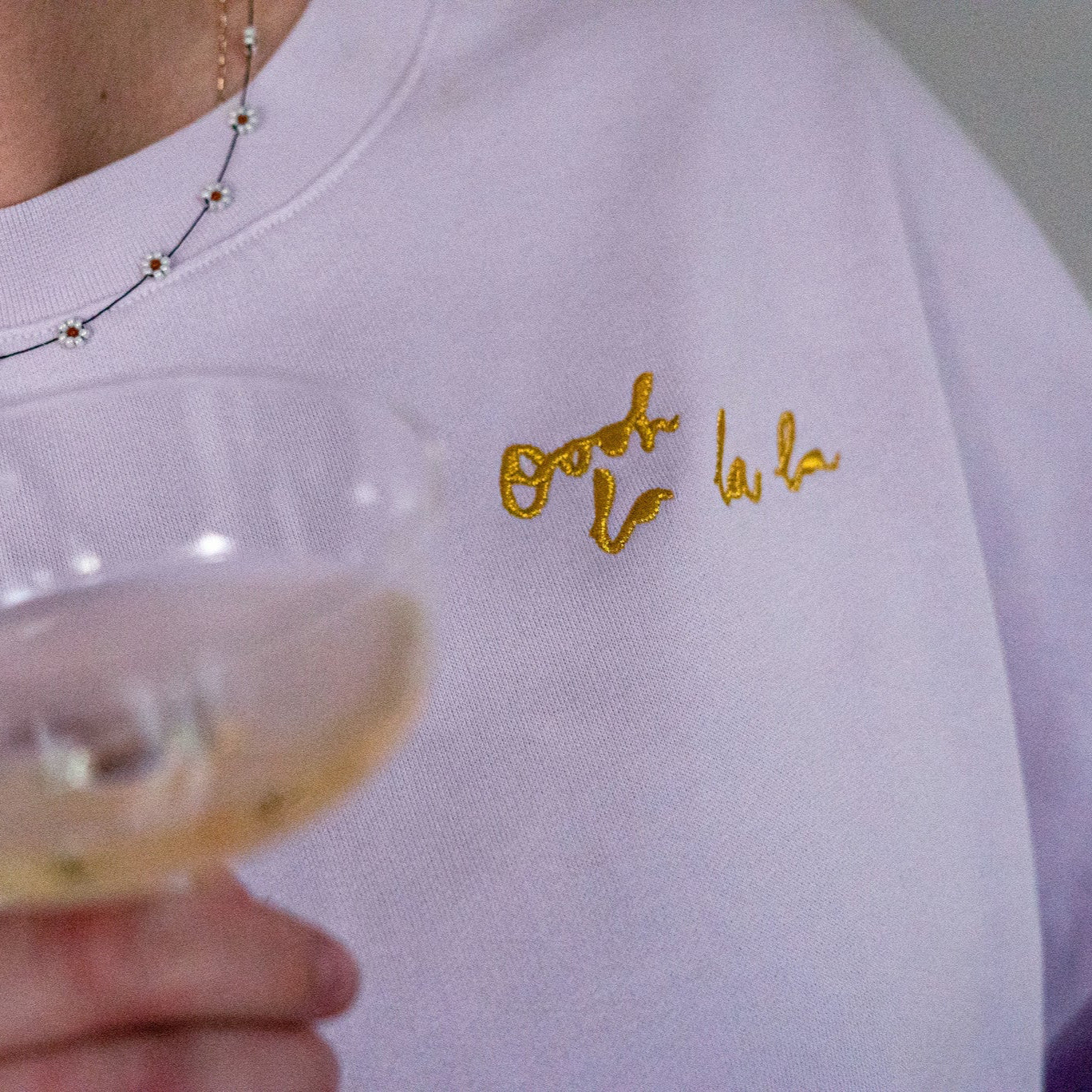 Woman sweater lucky lila