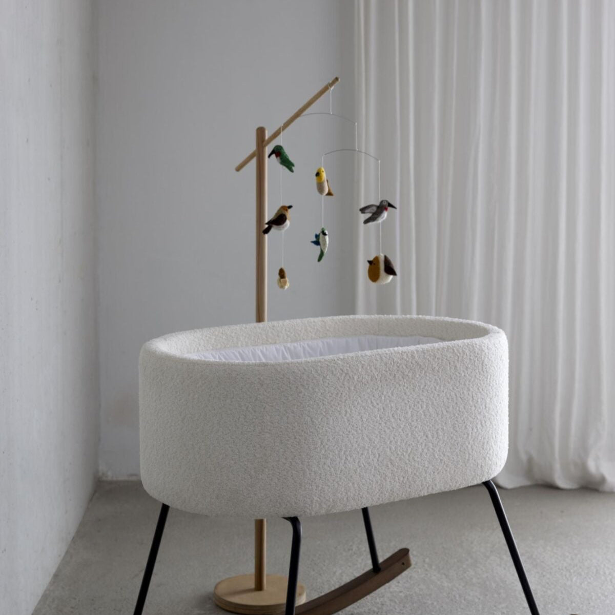 Wieg, mobiel met standaard