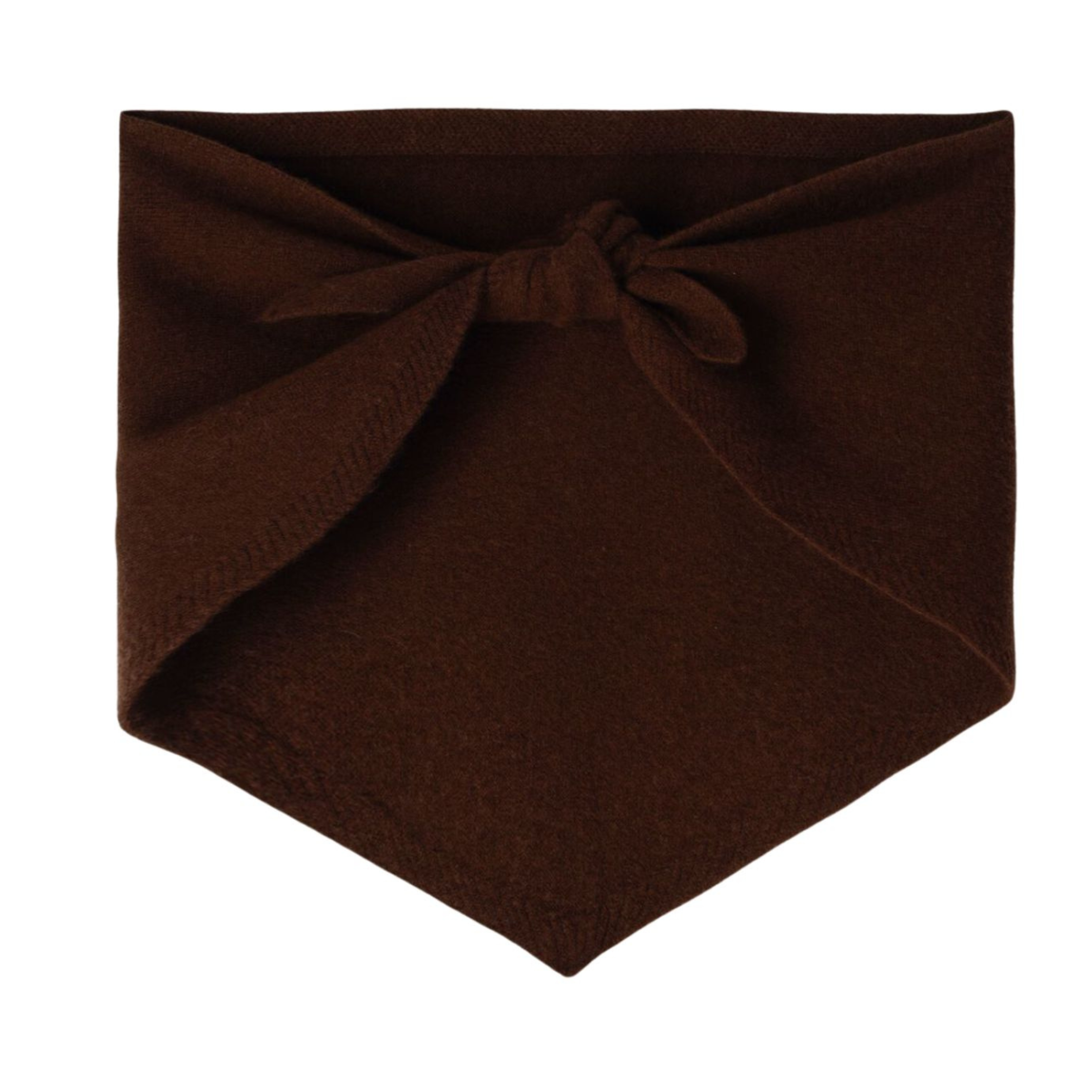 Een bruine scarf van wol