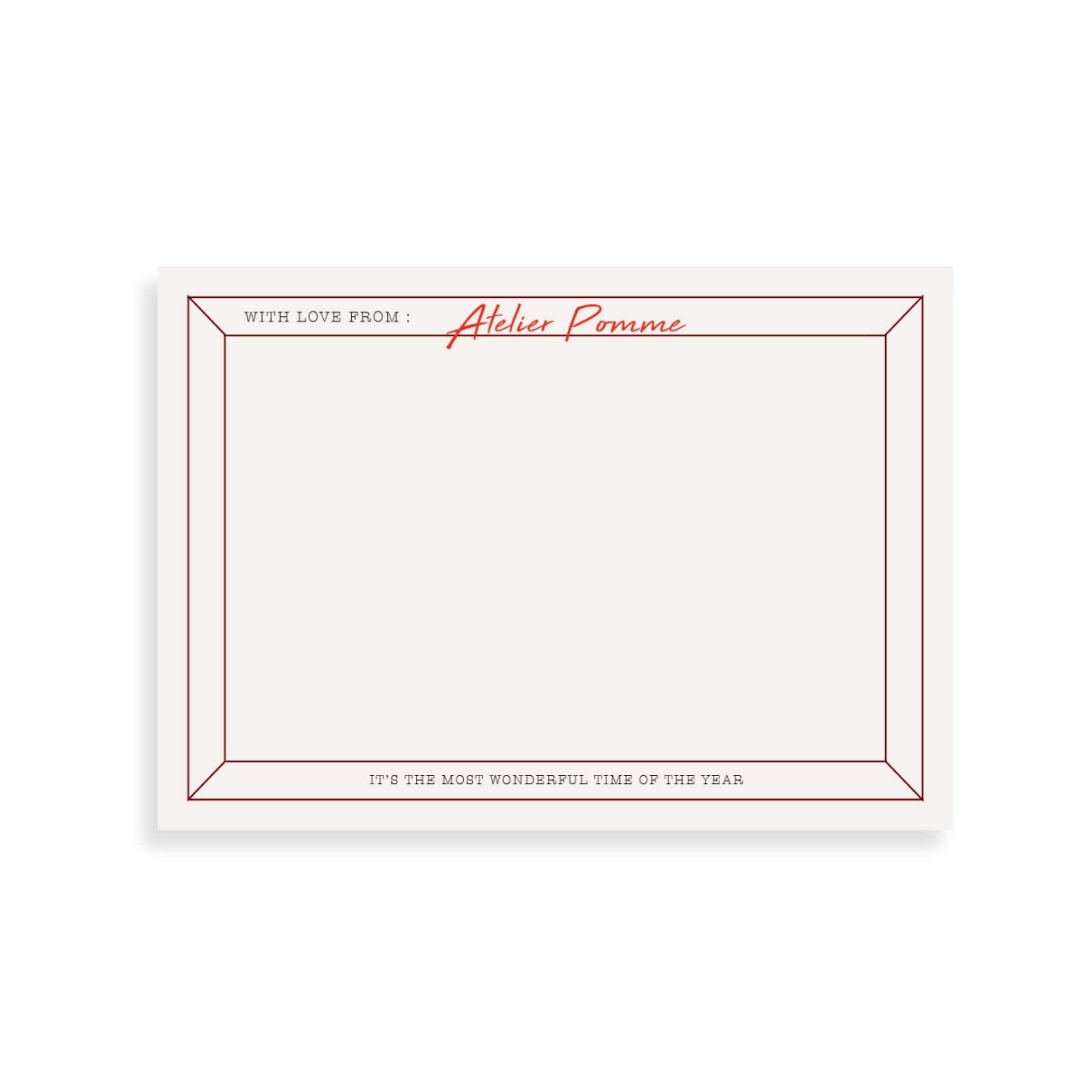 POST CARD | MERRY CHRISTMAS