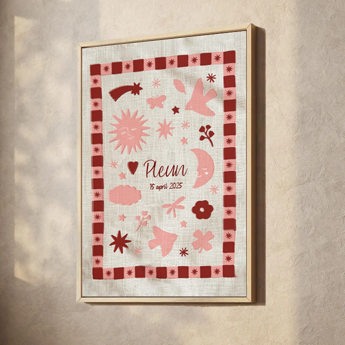 BIRTH POSTER | PINKY PROMISE