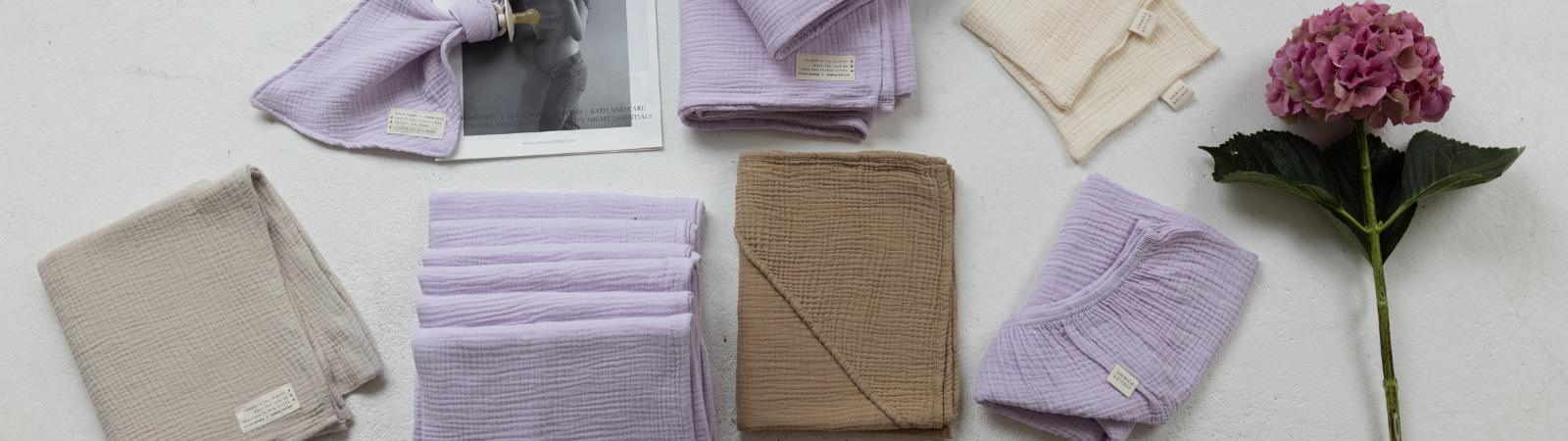 Zachte en duurzame towel sets voor baby 