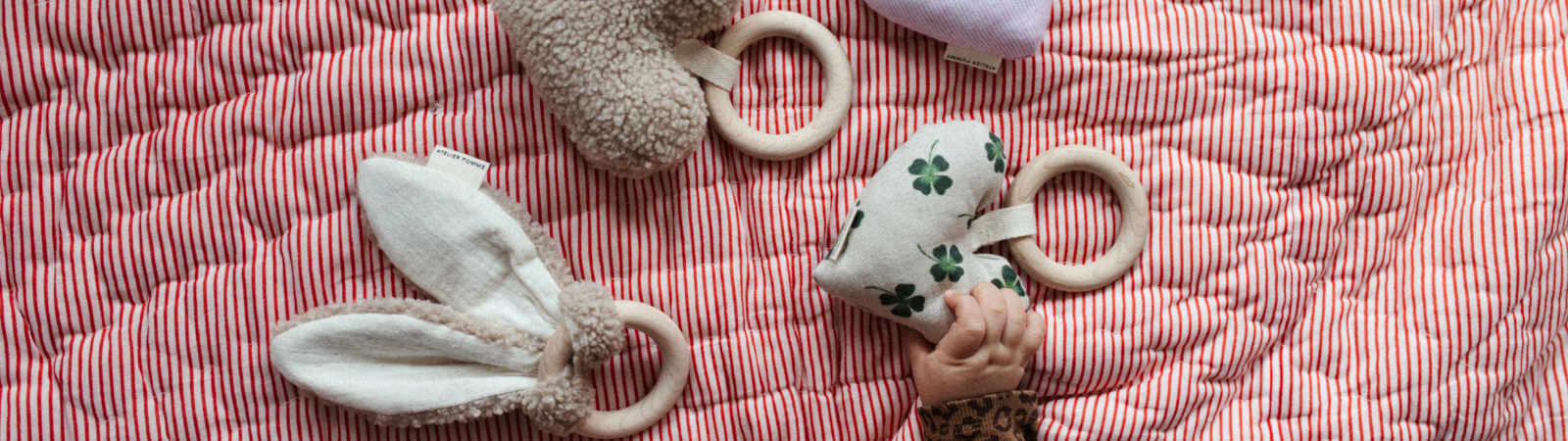 bijtringen voor baby's die tandjes krijgen