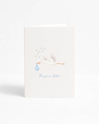 POST CARD | BONJOUR BÉBÉ BOY