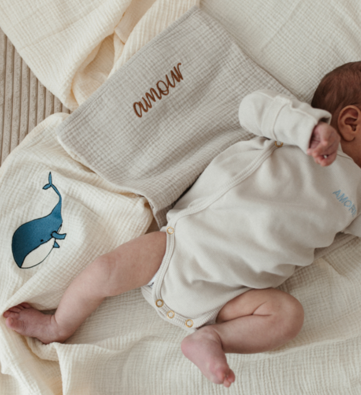 ROMPER WRAP THE BABY | BONJOUR BEIGE