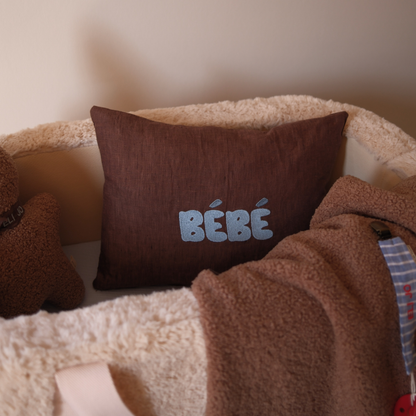 Cushion: Linen | Hot Chocolate
