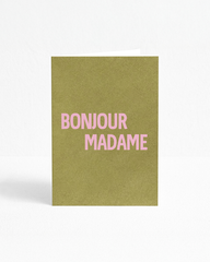 POST CARD | BONJOUR MADAME