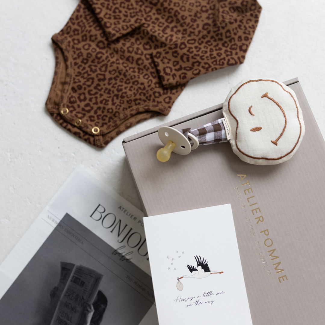 PACIFIER CLOTH  POMME | COSY WHITE
