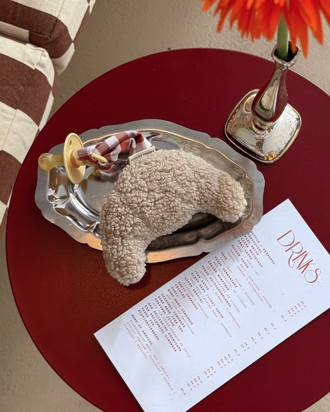 PACIFIER CLOTH | BONJOUR LITTLE CROISSANT