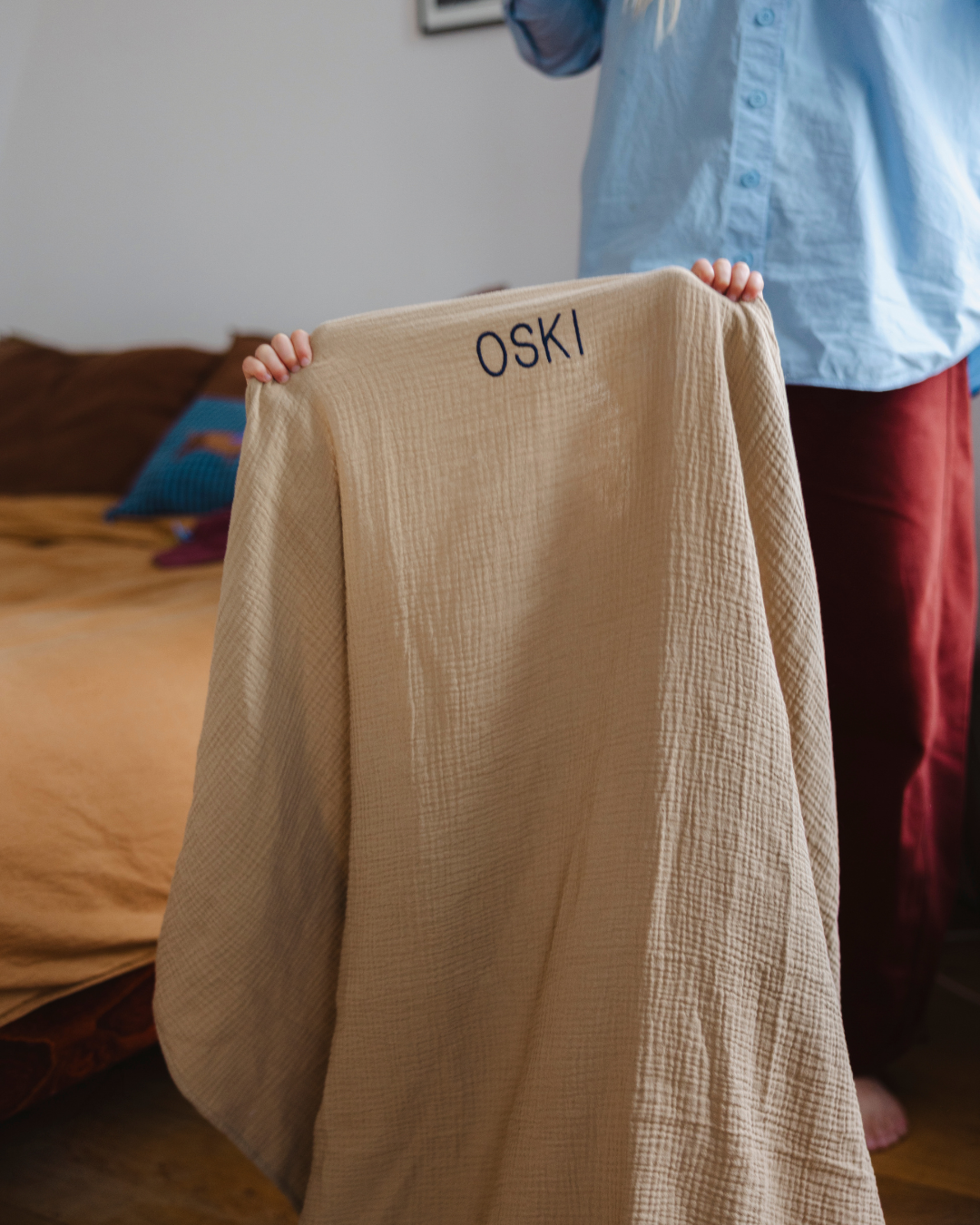 GIANT SWADDLE |  FINE BROWN