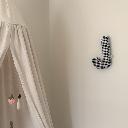 HUGE CHECKED LETTER | MISTER MARINE