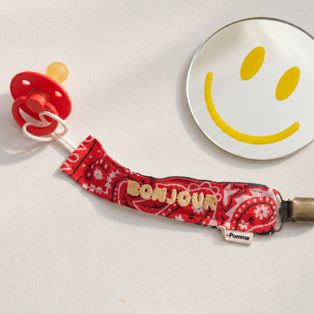Pacifier Cord | Bandana Oopsy Orange
