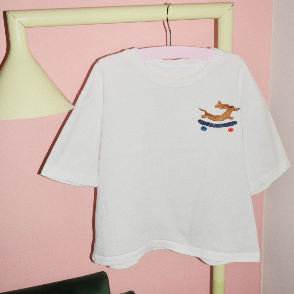 Oversized tee | Cosy white