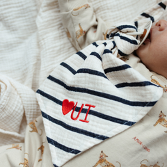 PACIFIER CLOTH  CUDDLE | THE BRETON STRIPE