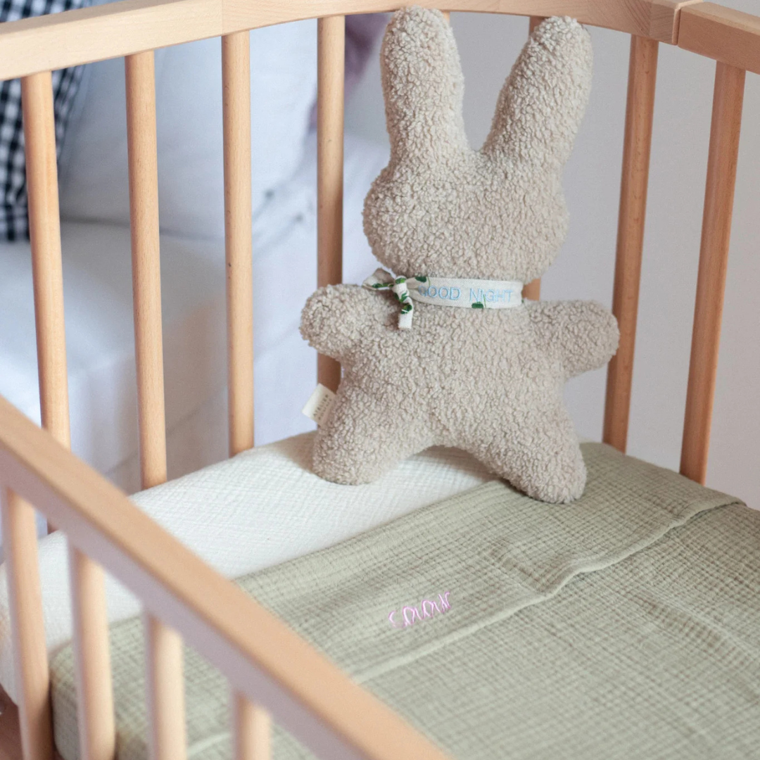 FLAT SHEET CRIB | MORNING MOSS