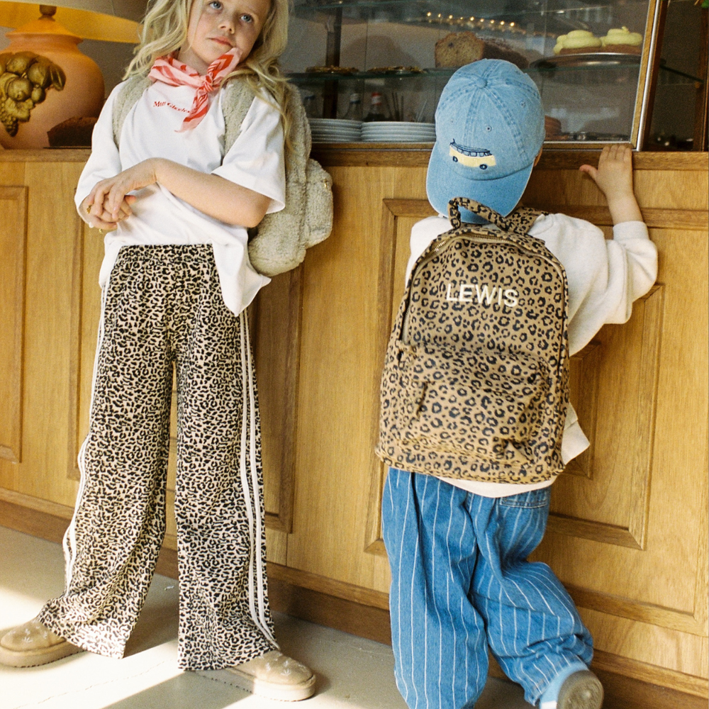 Wide Leg Pants | Leopard