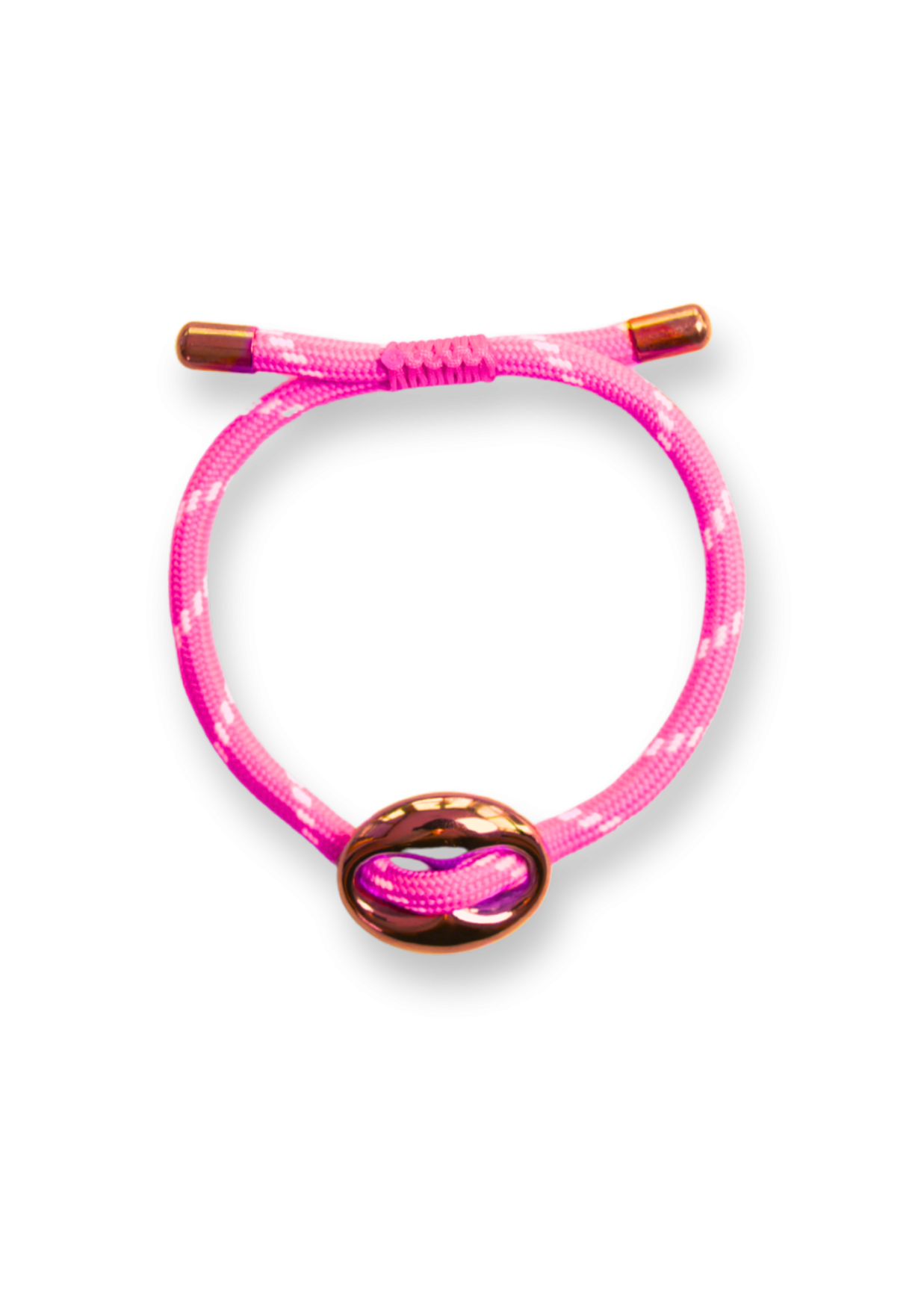 Bean Bracelet | Neon pink