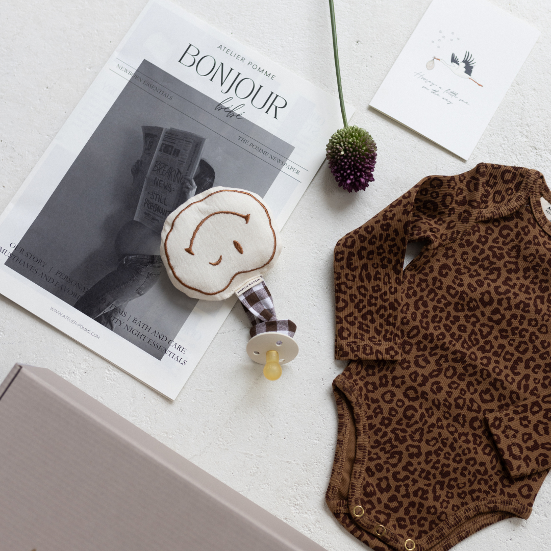 PACIFIER CLOTH  POMME | COSY WHITE