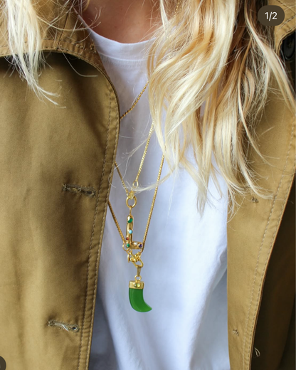 INITIAL LETTERS WITH GEMSTONE