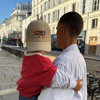 Kids Corduroy Cap | Bonjour Beige