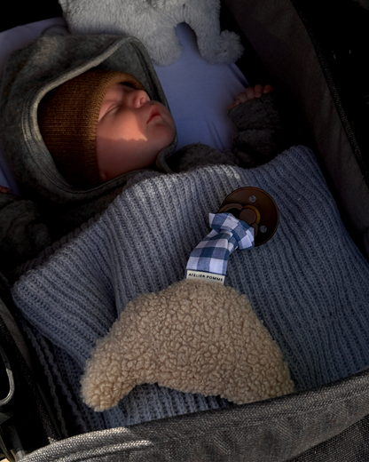 PACIFIER CLOTH | BONJOUR LITTLE CROISSANT