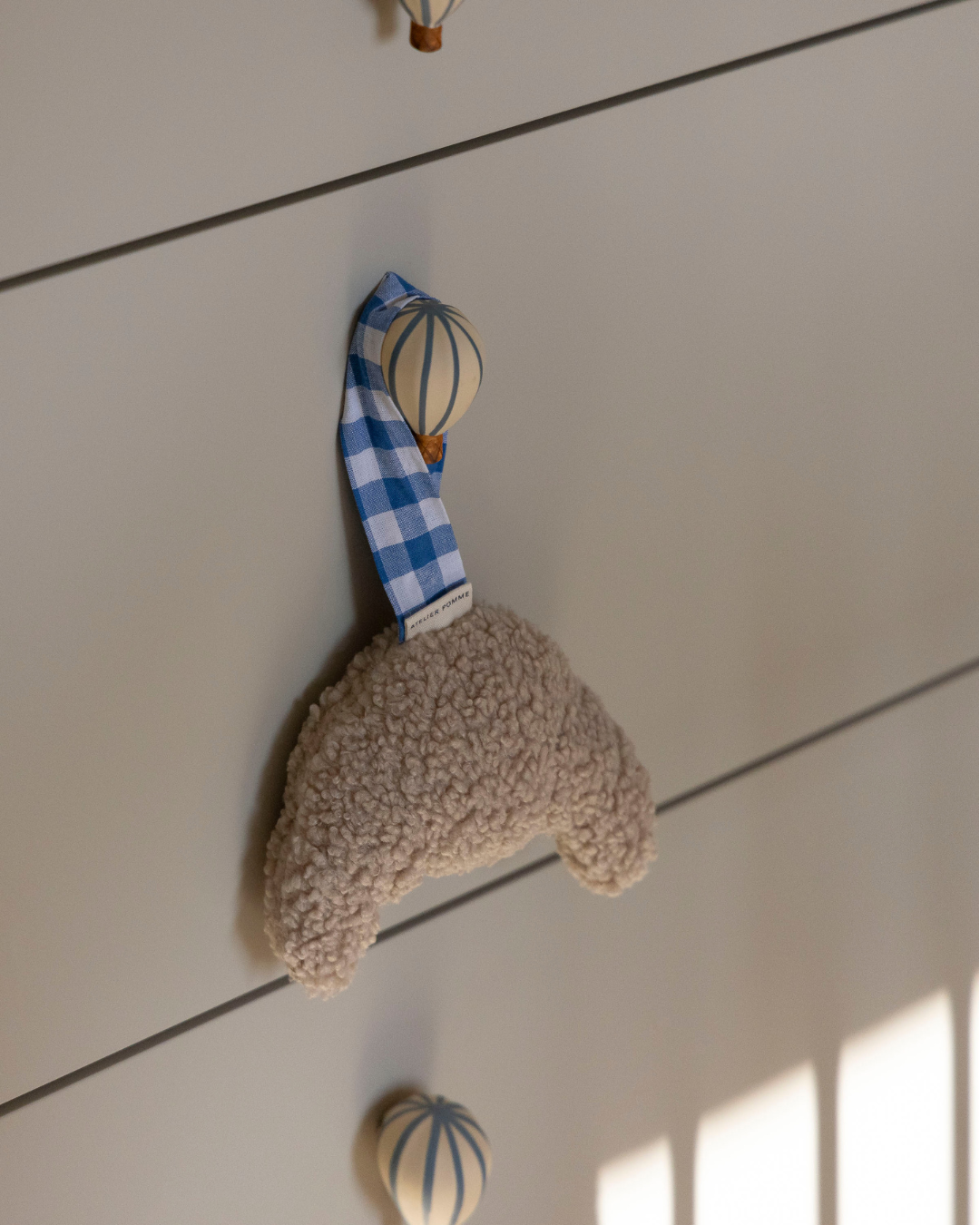 PACIFIER CLOTH | BONJOUR LITTLE CROISSANT