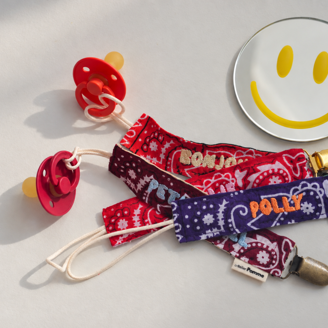 Pacifier Cord | Bandana Oopsy Orange