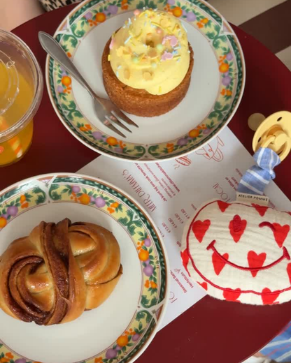 PACIFIER CLOTH POMME | J&