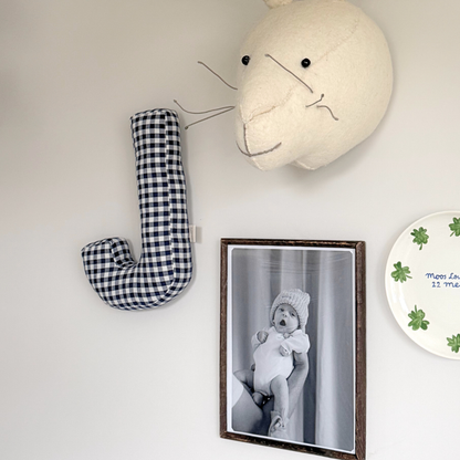 HUGE CHECKED LETTER | MISTER MARINE