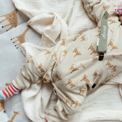 PACIFIER CORD | LINEN MORNING MOSS