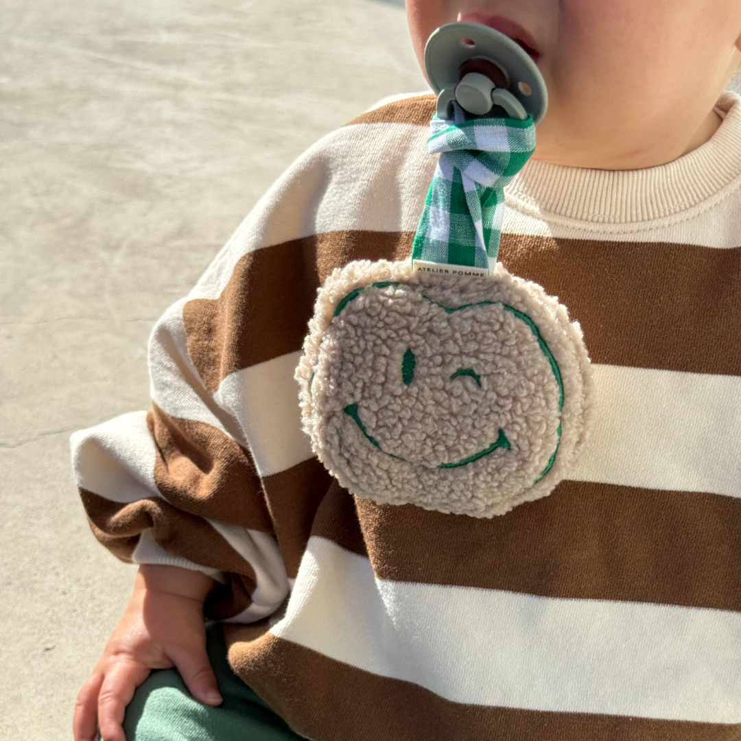 PACIFIER CLOTH  POMME | TEDDY EASY EMERALD
