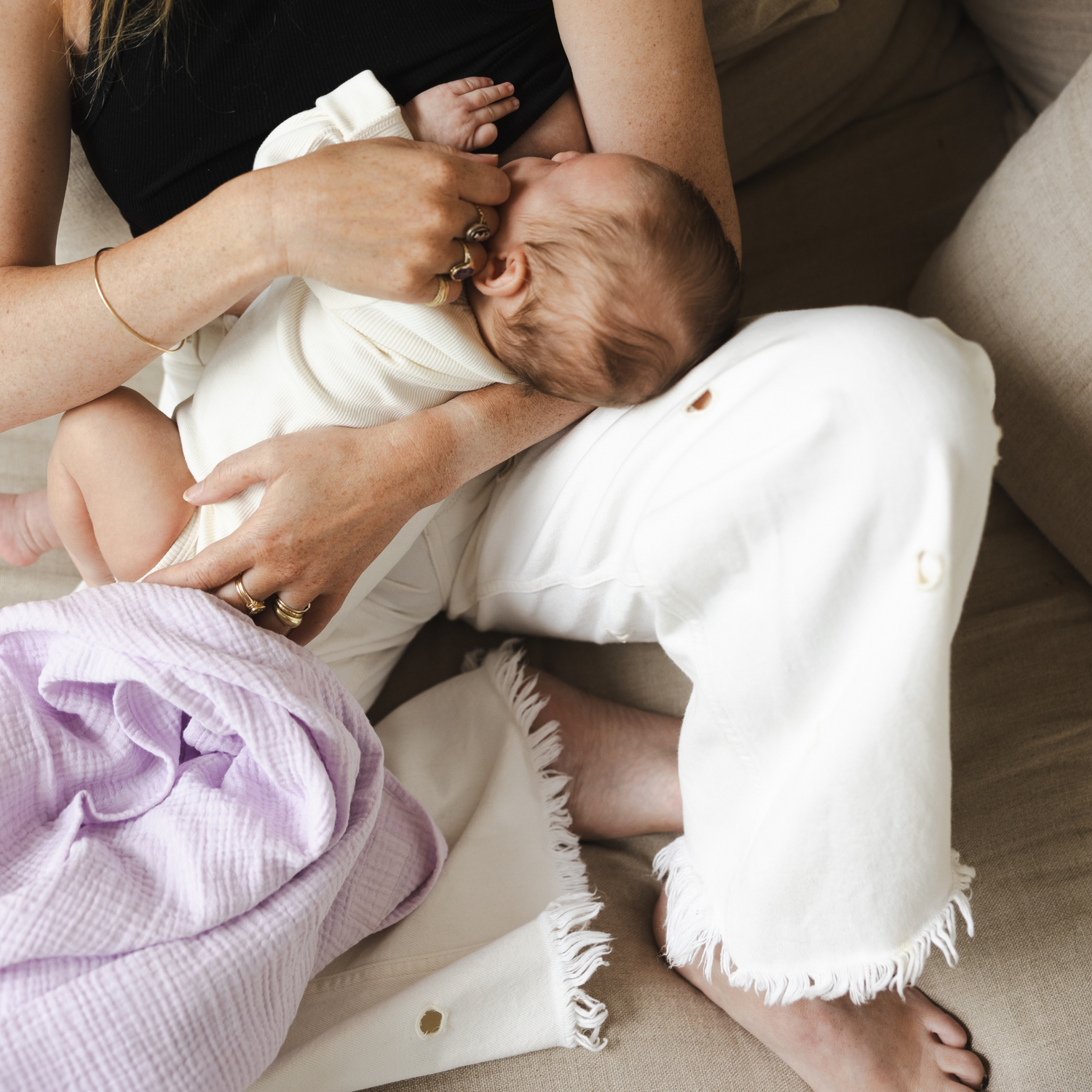 ROMPER WRAP THE BABY | COSY WHITE