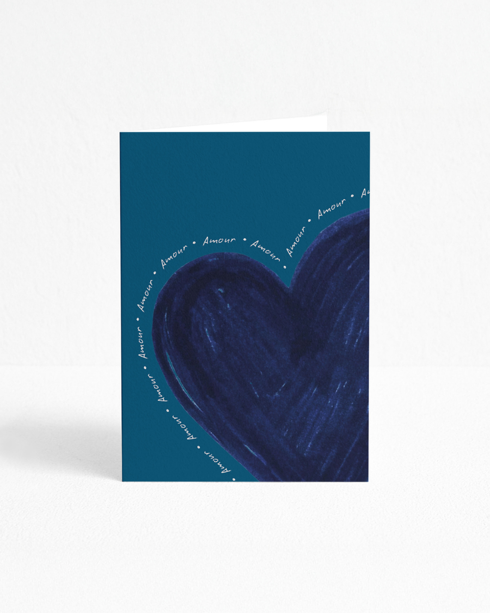 SALE - WENSKAART | AMOUR MISTY BLUE
