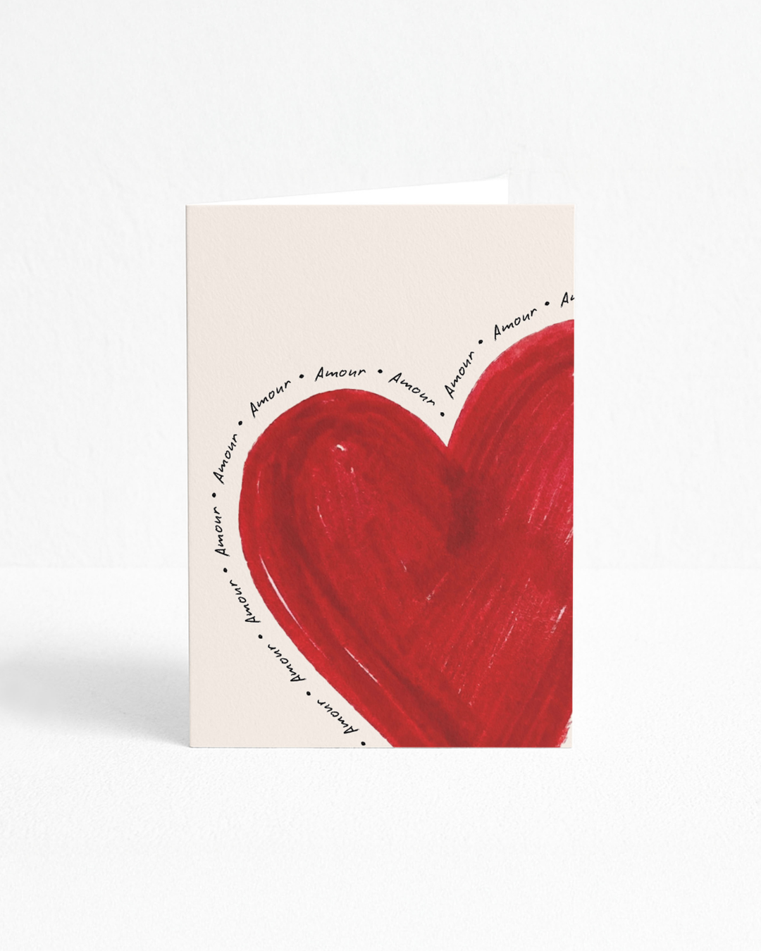 POST CARD | AMOUR RUBY RED