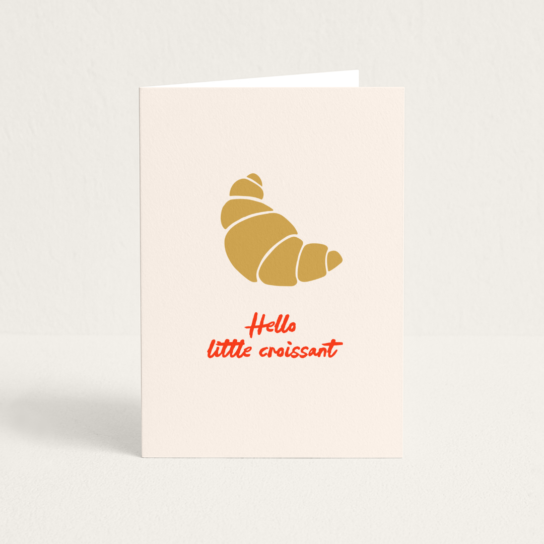 Wenskaart | Mon Croissant