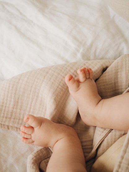 Bath cape bonjour beige 