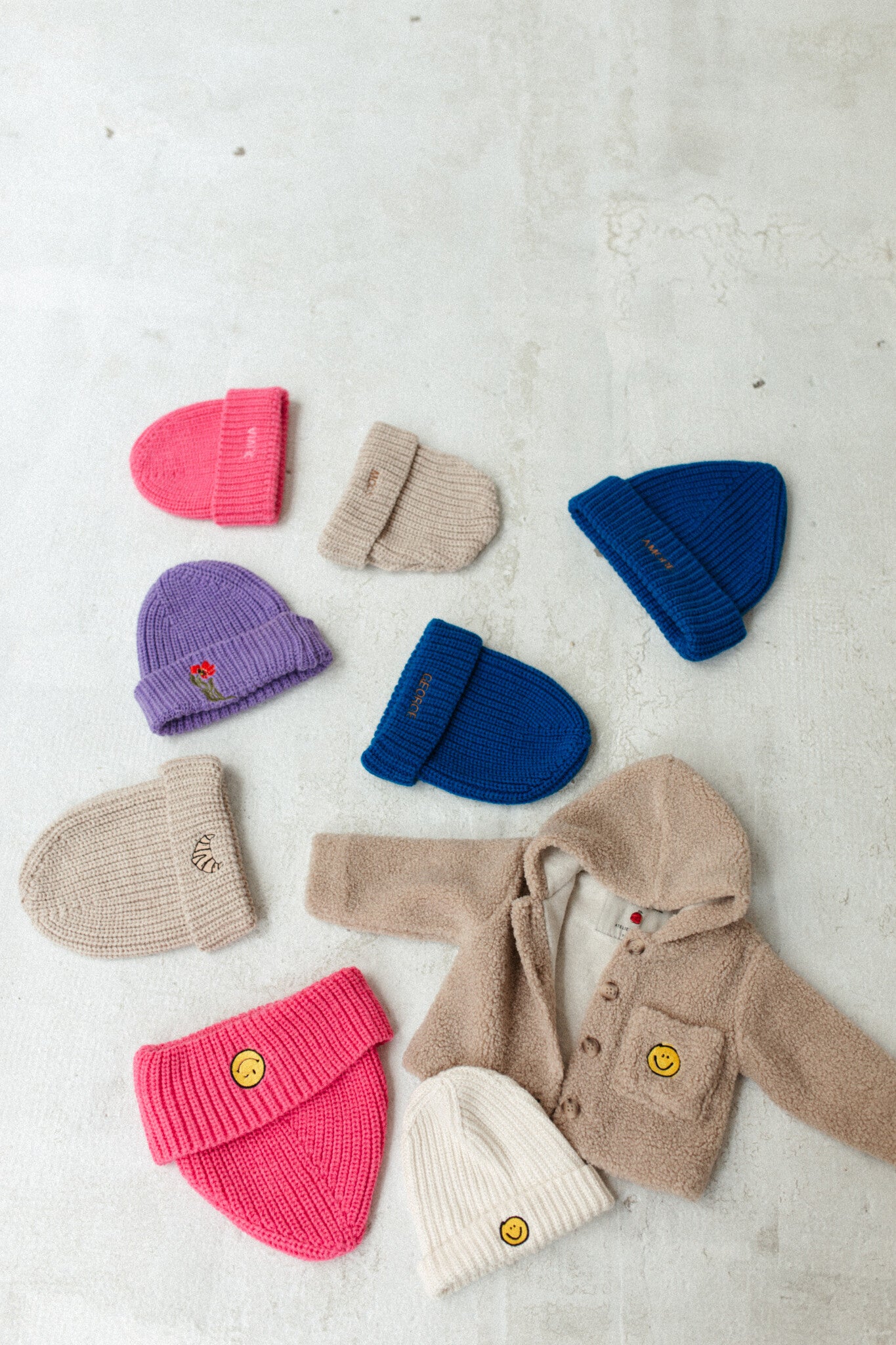 Beanie baby cosy white