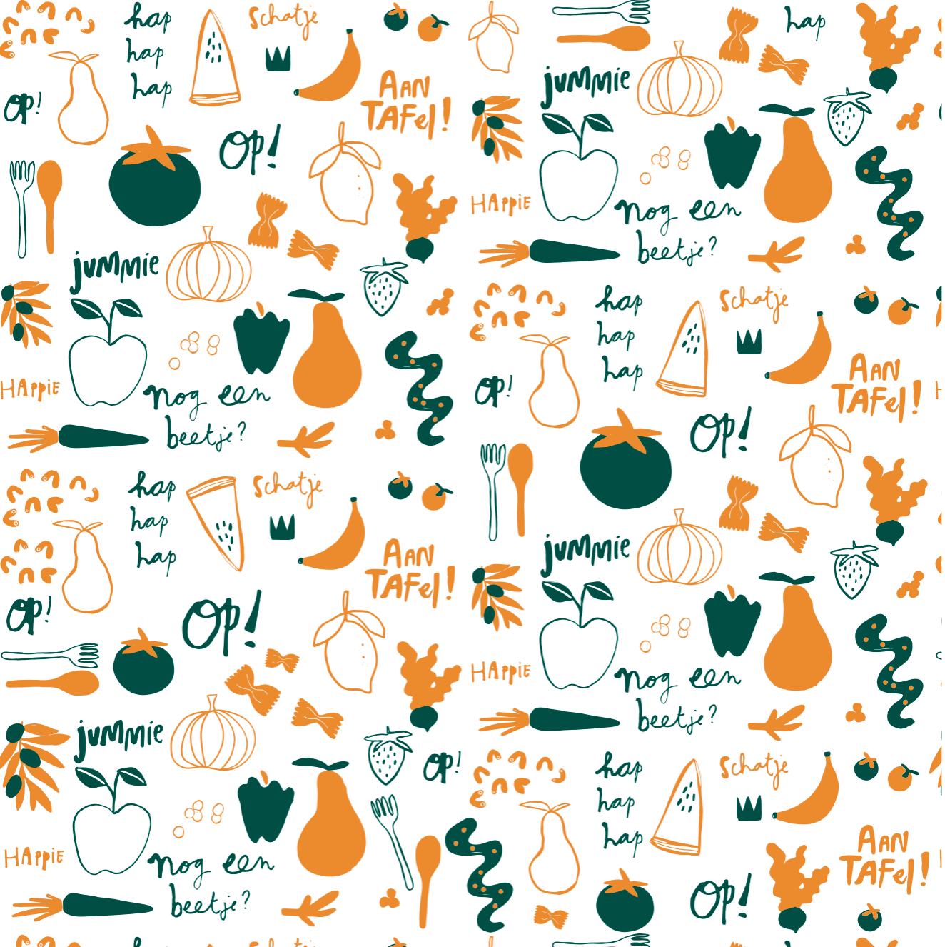 Print van de slabber 