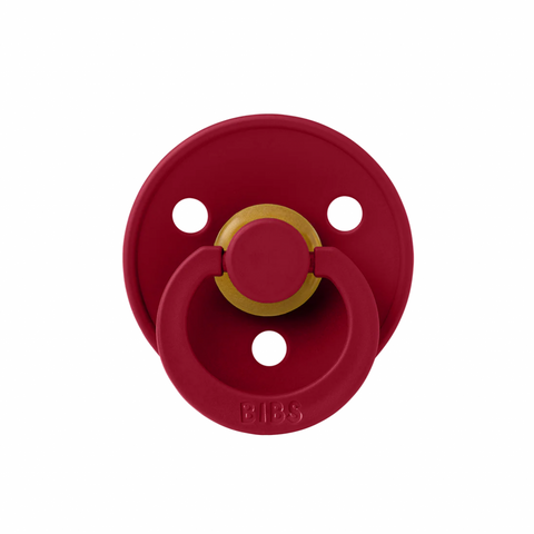 BIBS PACIFIER | BURGUNDY BOO